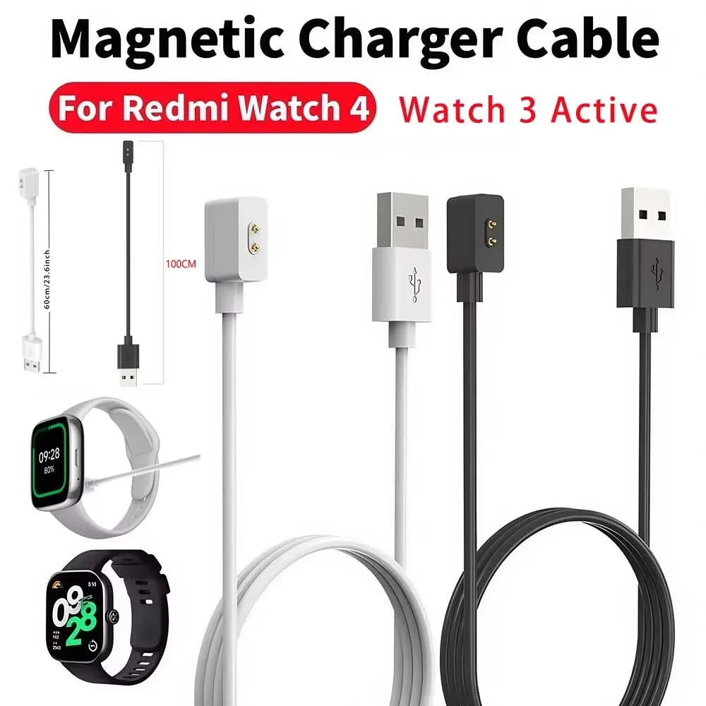 USB Charging Cable for Xiaomi Mi Band 9 8 Magnetic Charger for Xiaomi Mi Band 9 NFC 8 NFC Travel Charging ,60/100cm