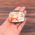 Black Cat Pill Boxes Cartoon Animal Sealed Subpackage Case Portable Travel Jewelry Box Mini Organizer Storage Medicine Case