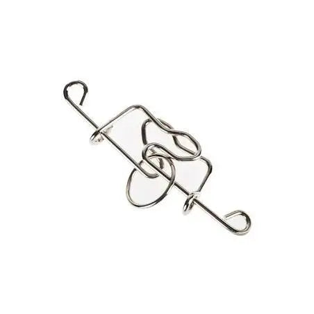 Classic Intelligence Metal Wire Puzzle Baffling Brain Teaser Magic Rings Puzzles Game for Adults Children