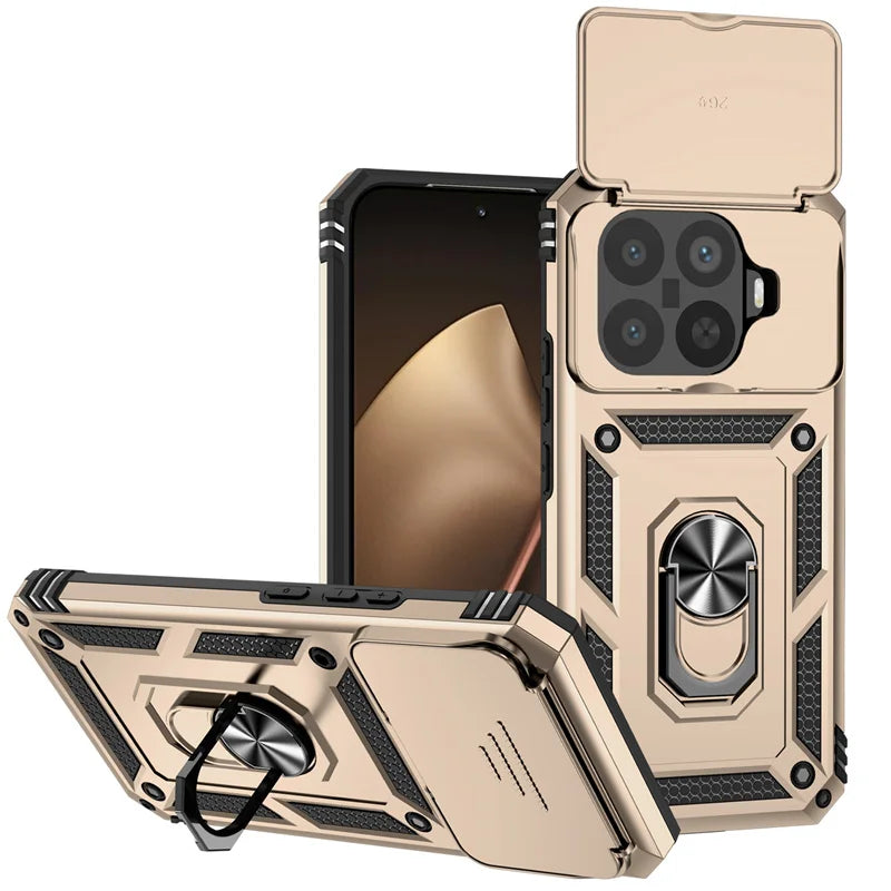 Slide Camera Protector Armor Funda For Xiaomi 15T Pro Case Magnetic Holder Ring Cover For Mi 15T Mi15T Xiaomi15T 15 T Pro 15TPro