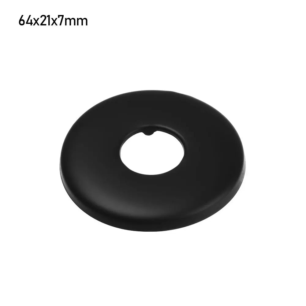 Black Shower Faucet Decorative Cover Stainless Steel Water Pipe Wall Covers Heat Resistant Durable Bathroom Kitchen Accessories