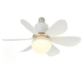 LED 30W Ceiling Fan Light E27 with Remote Control for Dimming Suitable for Living Room Study Household Use 85-265V 선풍기
