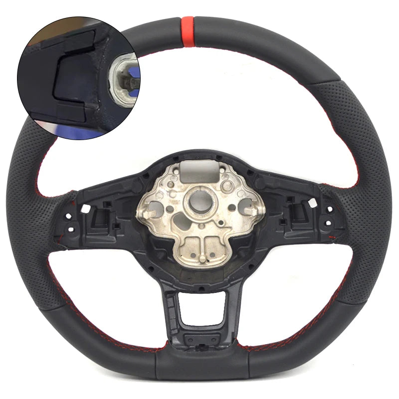 FOR Alcantara Steering Wheel Suitable for VW Golf 7 MK7 R GTI GTE GTD Passat B8 Tiguan MK2 Jetta with Shift Paddles, Car Access