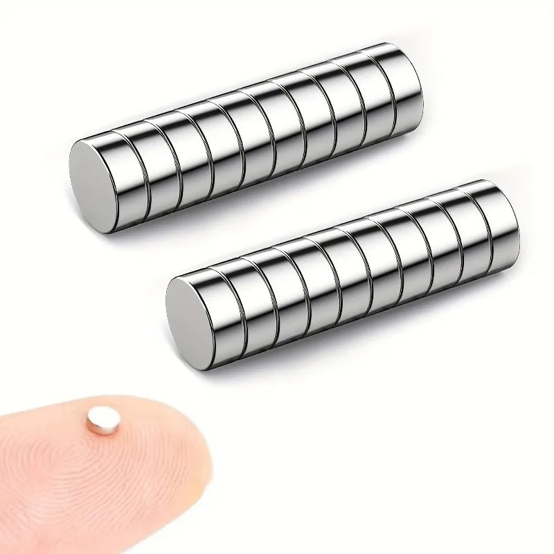 Mini 3mmX1mm Small Round Magnet 0.118 "x0.039" Magnet, Magnet 3 * 1mm Suitable for Sticker Fasteners, Office, Refrigerator