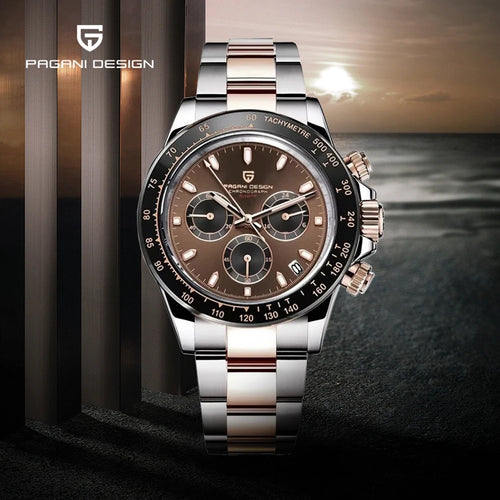 2026 New PAGANI DESIGN Mens Quartz Watches Top Luxury Chronograph VK63 Watch For Men Gift AR Sapphire Mirror Ceramic Bezel Clock