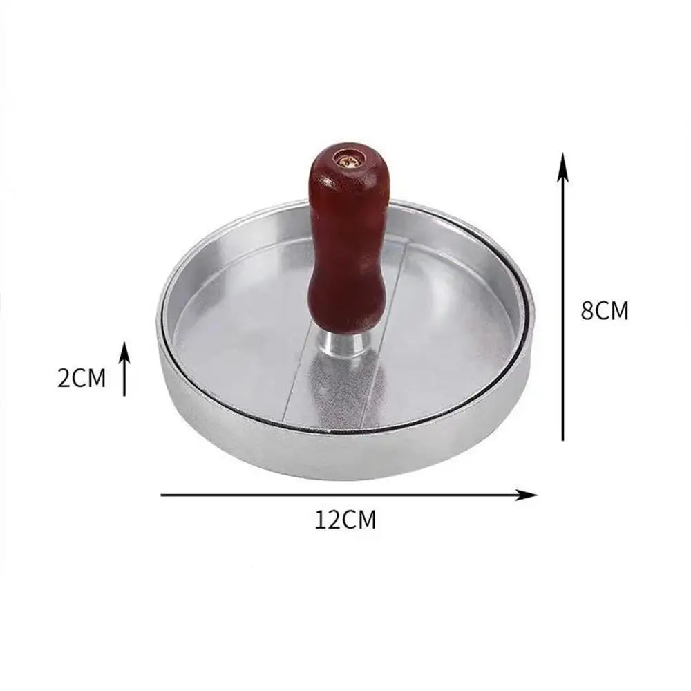 Hamburger Patty Machine Home Kitchen Burger Meat Press Making Round Patty Press Mold Creative Breakfast Patty Maker Aluminum Bur