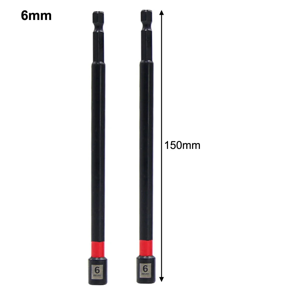 Hexagon Socket Wrench 150mm Magnetic Hex Nut Driver Drill Bit Adapter Socket Wrench Extension Sleeve Hand Tool Socket