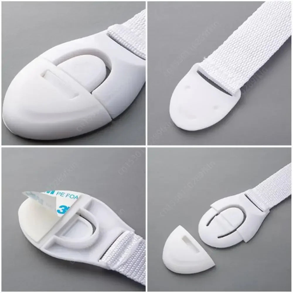 1-10pcs Child Safety Cabinet Lock Baby Security Protection Drawer Door Cabinet Lock Plastic Protection Kids Safety Door Lock