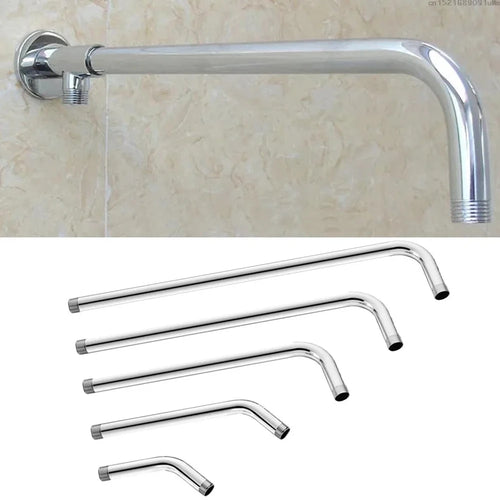 1PC Shower Head Extension Arm Wall Mounted Tube Rainfall Shower Tube Extend Pipe Water-saving Faucet Regulator Stainless Steel