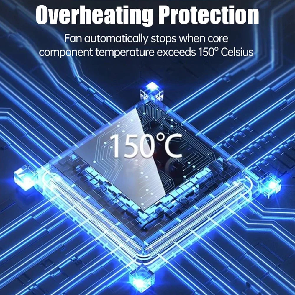 Type-C X6 Violent Fan Powerful Vacuum Dust Cleaner 140000RPM Strong Wind Fast Charging Brushless Turbo Blower Jet for Cleaning