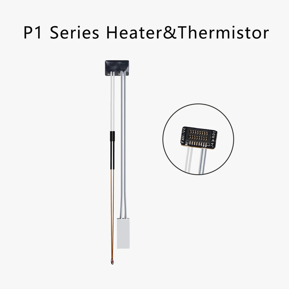 Original Complete Hotend Assembly Hotend For Bambu Lab X1 X1C P1P P1S with Fan with Nozzle Complete Bamboo Lab X1 Carbon