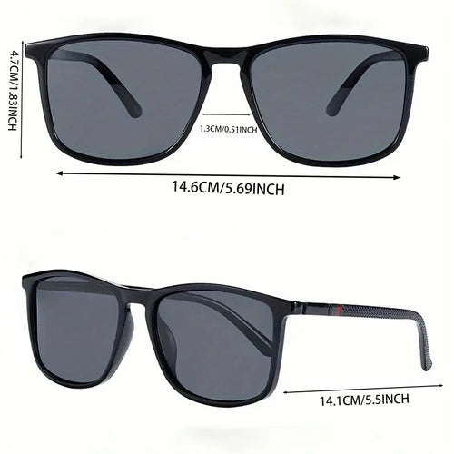 2/3pcs Luxury Square Vintage Cycling Sunglasses Men Women Fashion Travel Driving Fishing Sun Glasses Male Eyewear UV400