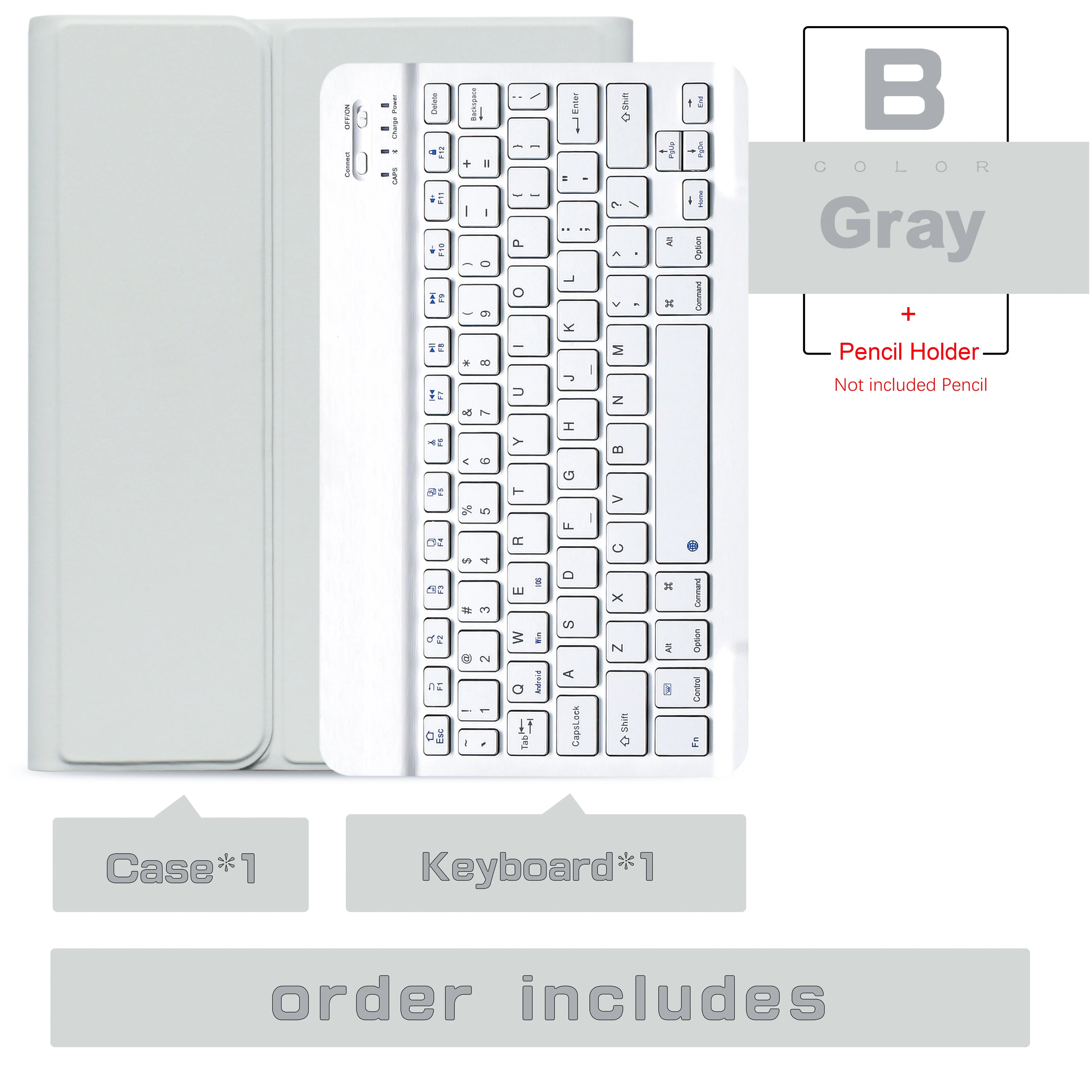 Keyboard Wireless Mouse Magic For iPad Pro 13 11 Case M5 M4 2026 M3 Air 13 11 5 4 10.2 9 8 7 Generation Case Bluetooth Keyboard