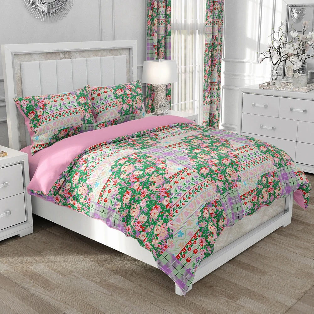 Nordic Linen Bedding set Duvet cover set King/Euro/240x220 size Bed Set Blanket/Quilt Covers for home Bedclothes bird