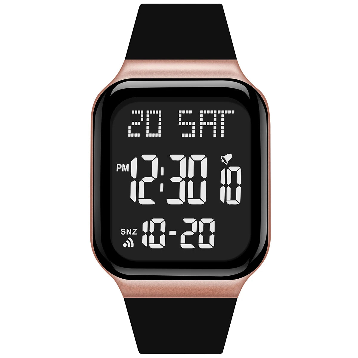 High School Student Men's Sports Watch Multifunctional Waterproof Alarm Watch LED Digital Electronic Watch Couple Watch