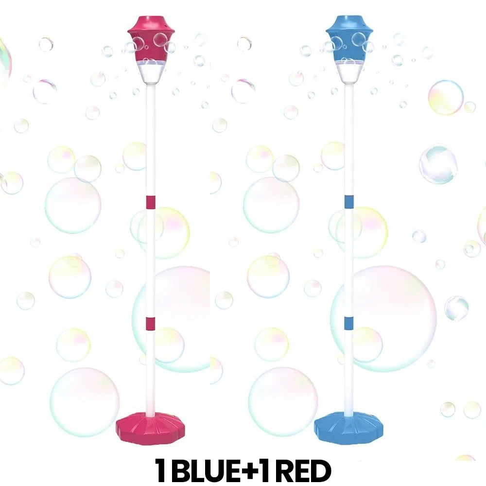Stand Bubble Machine with Lights&music for Outdoor Soap Bubble Blower Suitable for Water Sport Wedding Party Decor Bubble