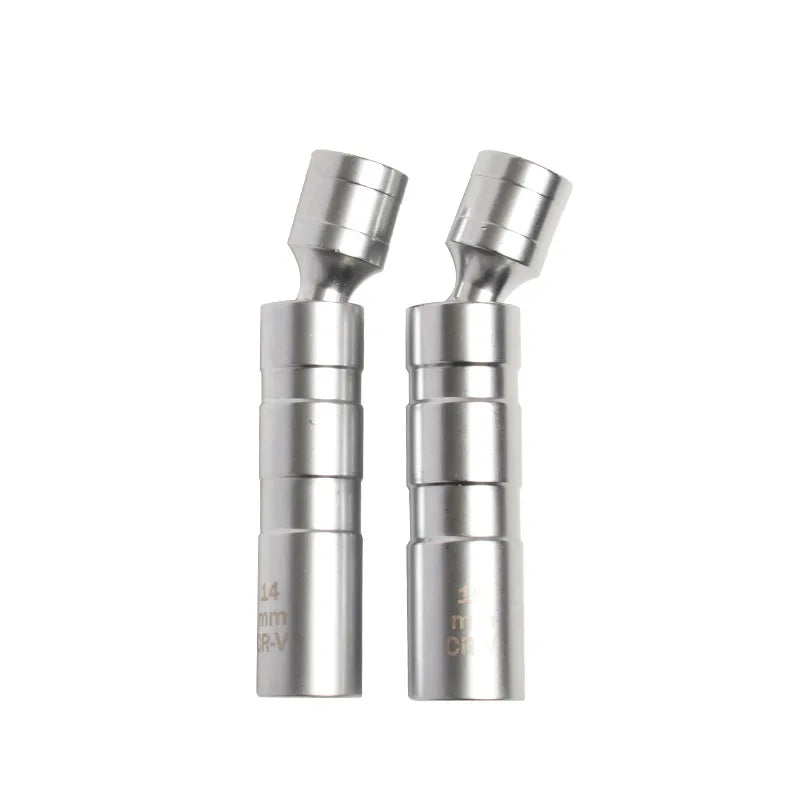 Magnetic Wrench 14/16mm Spark Plug Removal Tool Pull Out Spark Plug Socket 360° Rotary Heads Small Hand Installation Tool