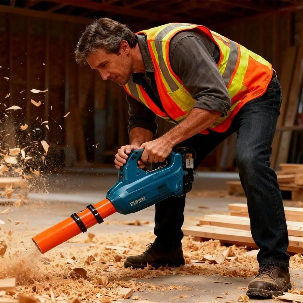 Easy to Attach Airflow Booster Circular Nozzles Doubles Airflow Leaf Blower Attachment All Weather Replacement Part