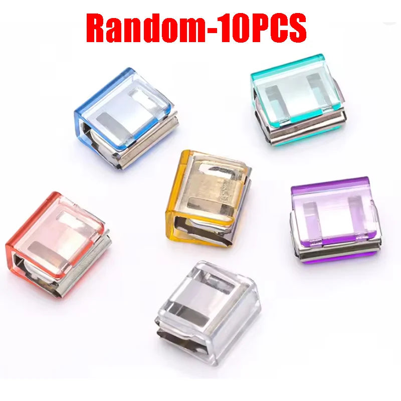 Creative Push Clip for File Organization Test Paper Storage Classification Folder Binder Sturdy Sliding Clip for Documents Books