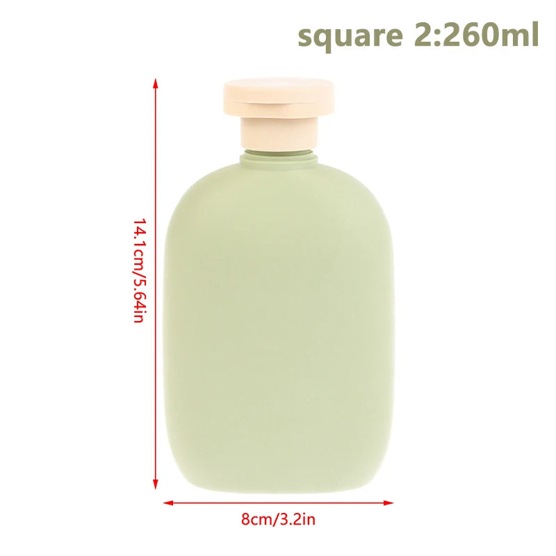 100ML-500ML Foaming Soap Dispensers Refillable Bottles Flip Lotion Bottles Avocado Green Plastic Shampoo Shower Gel