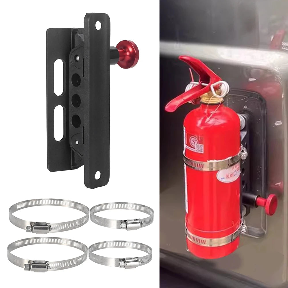 Car Extinguisher Mount Bracket Adjustable Holder Fit for Jeep Wrangler Sport/ JK/ Sahara Universal Car Accessories