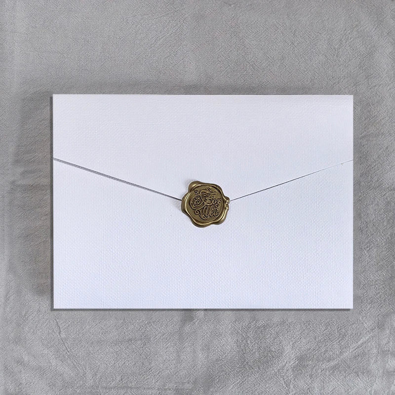 10/30pcs 132x184mm White Envelopes for Wedding Invitation Business High-grade 250g Texture Paper Stationery Supplies Storage Bag