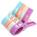New 4Pcs Organization Quilt Clothes Clips Practical Large Beach Towel Clips Plastic Quilt Pegs for Laundry Lounger Underwear