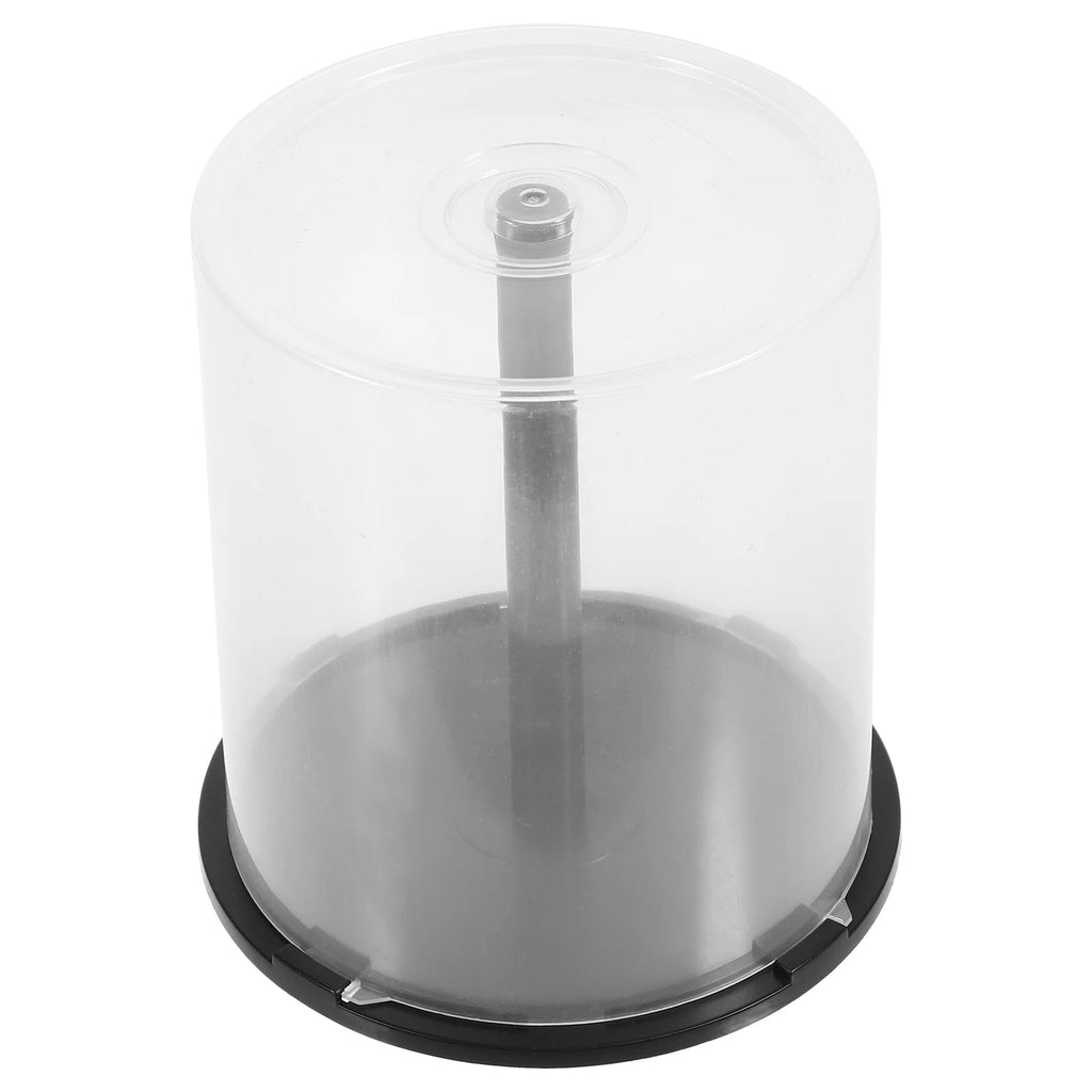 CD Storage Bin Clear Dvd Cases Bucket Cd/dvd Holders Empty Bracket Container Organizer