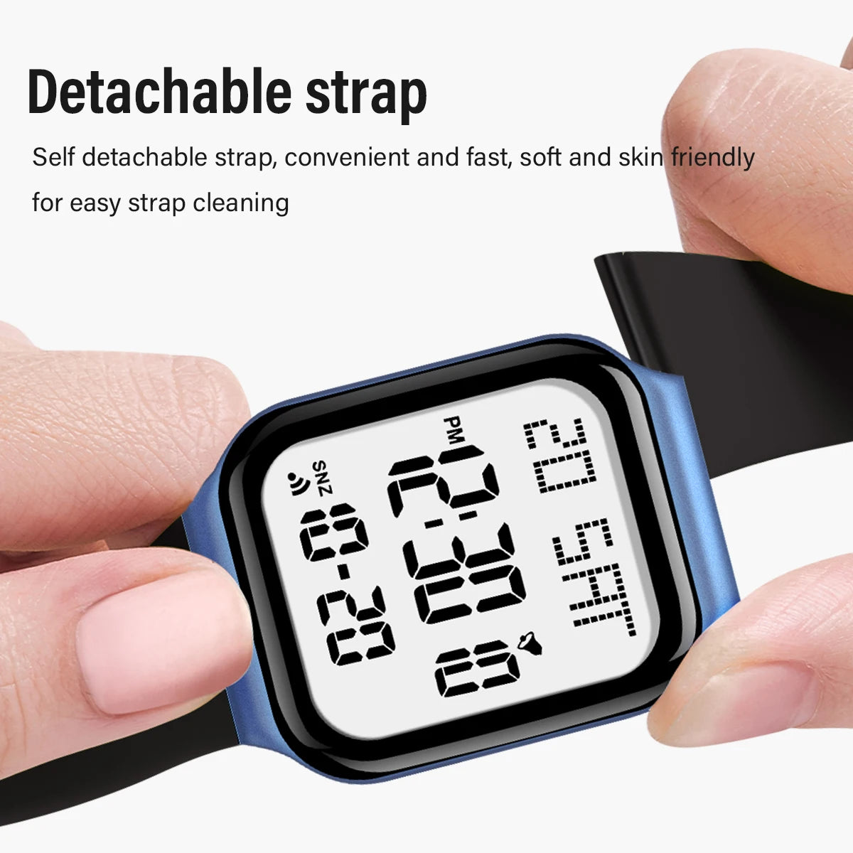 High School Student Men's Sports Watch Multifunctional Waterproof Alarm Watch LED Digital Electronic Watch Couple Watch