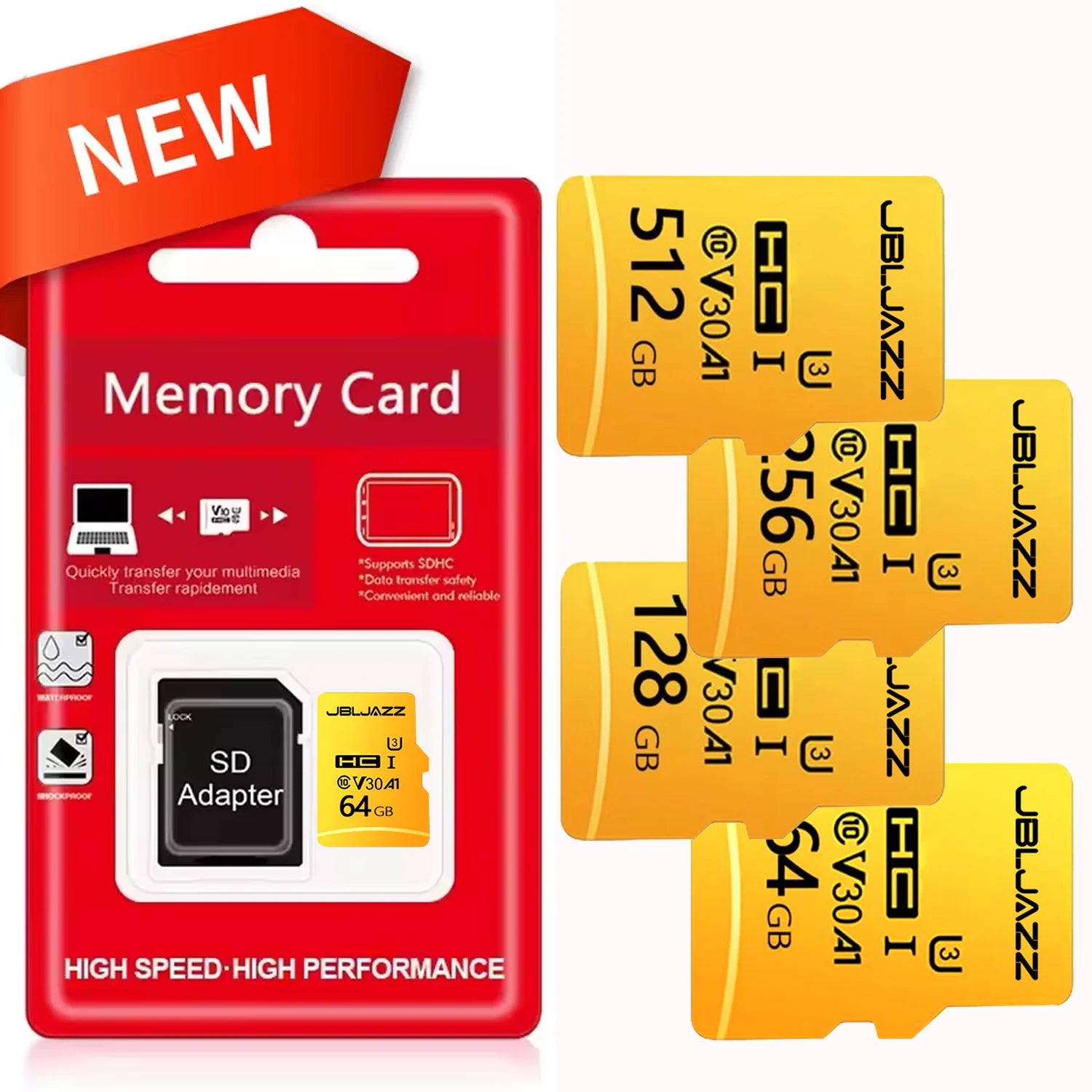 Original SD Card 512GB 256GB High-Speed Memory Card 128GB for Smartphone/Tablet/Drone/Camera Cross-Use 64GB Mini TF Card