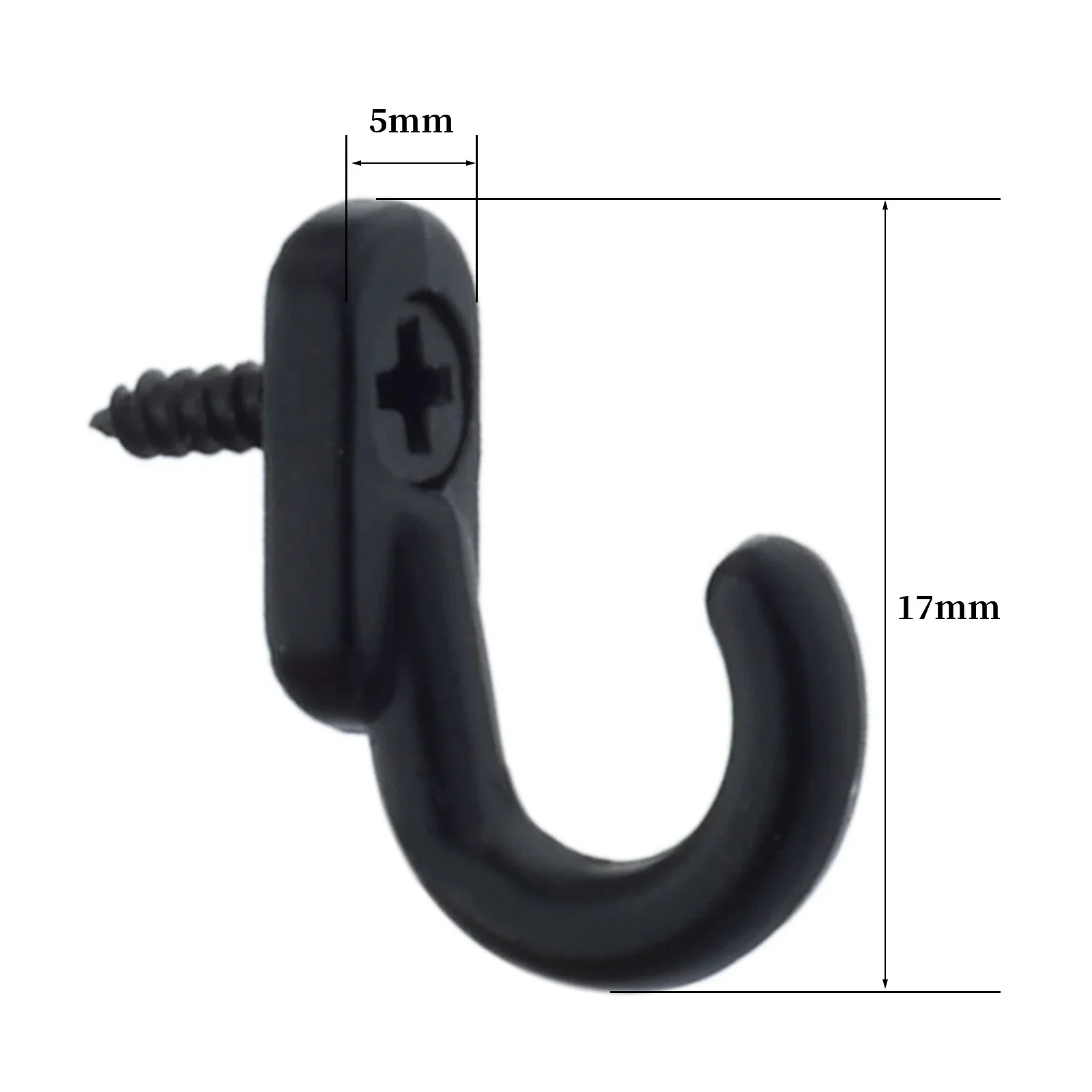 20 Pcs Mini Wall Hooks With Screws Door Zinc Alloy Coats Hat Hanger Hook For Home Bathroom Kitchen Decorative Hanging Storage