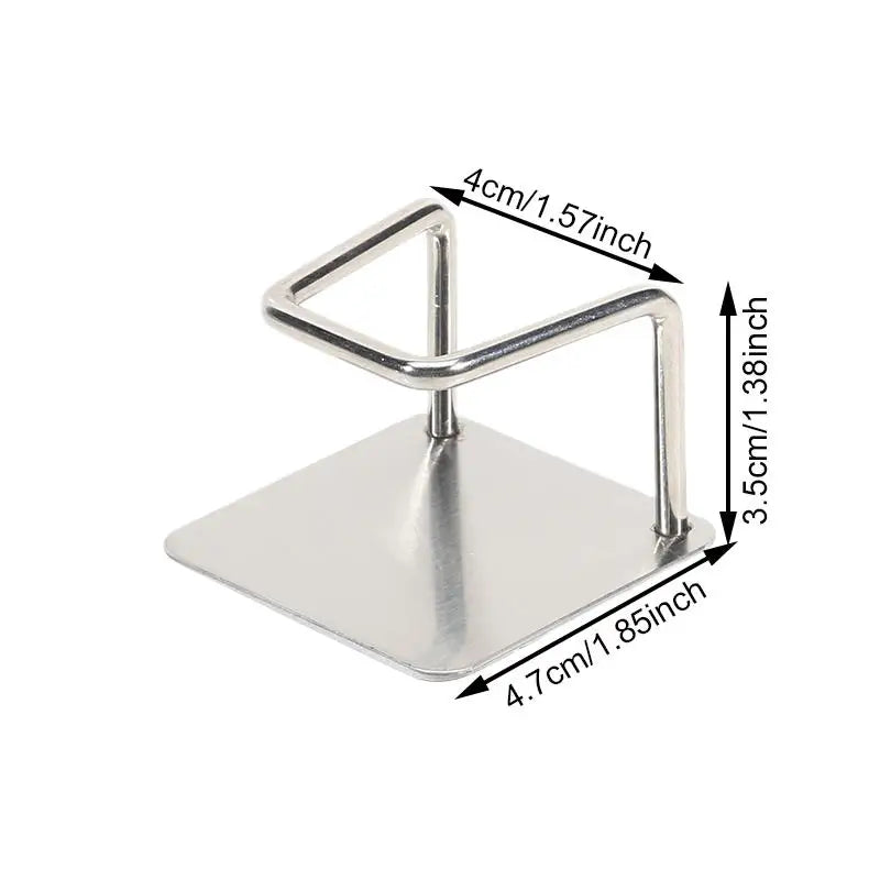 New Wall Mounted Weight Scale Storage Rack Universal Bracket Traceless Paste Space Saving Design Suitable For Home And Bathrooms