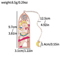 5 Style Beautiful Girl Soldier Book Mark Anime Girl Fan Collection Metal Bookmarks Gift for Book Lovers Women Reading Marker