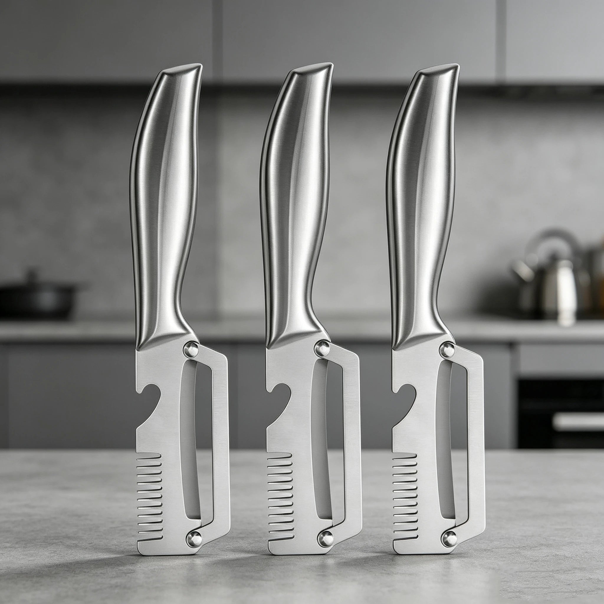 Stainless Steel Kitchen Peeler Potato Pumpkins Peeler Non-slip handle Household MultiFunction Vegetable Peeler ProfessionalGrade