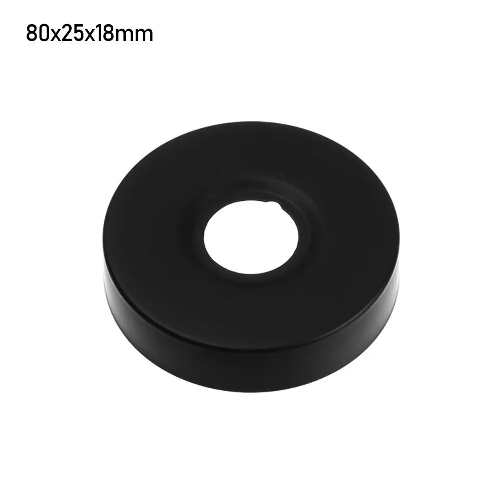 Black Shower Faucet Decorative Cover Stainless Steel Water Pipe Wall Covers Heat Resistant Durable Bathroom Kitchen Accessories
