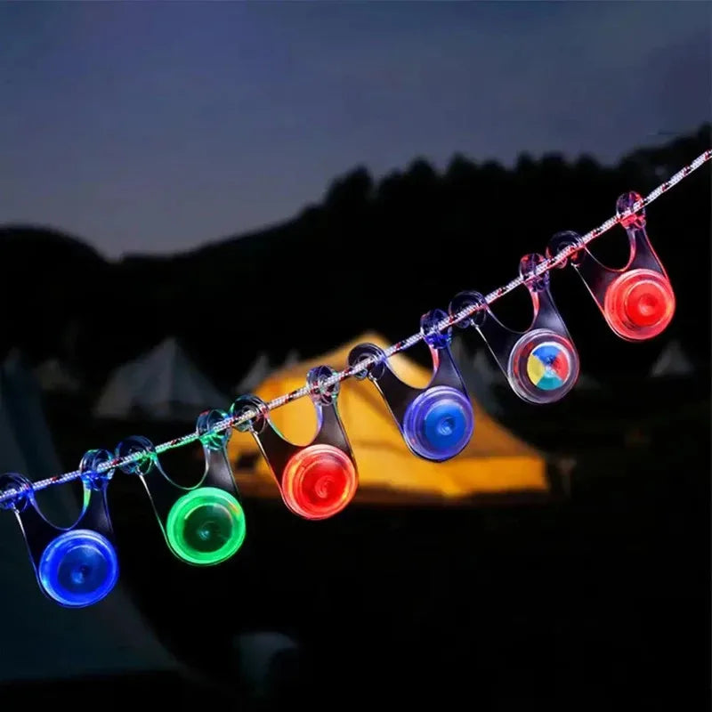 10 LED Rope String Lights, Decorative Fairy Lights for Family Gatherings, Outdoor Camping, Fishing & Tent Decoration