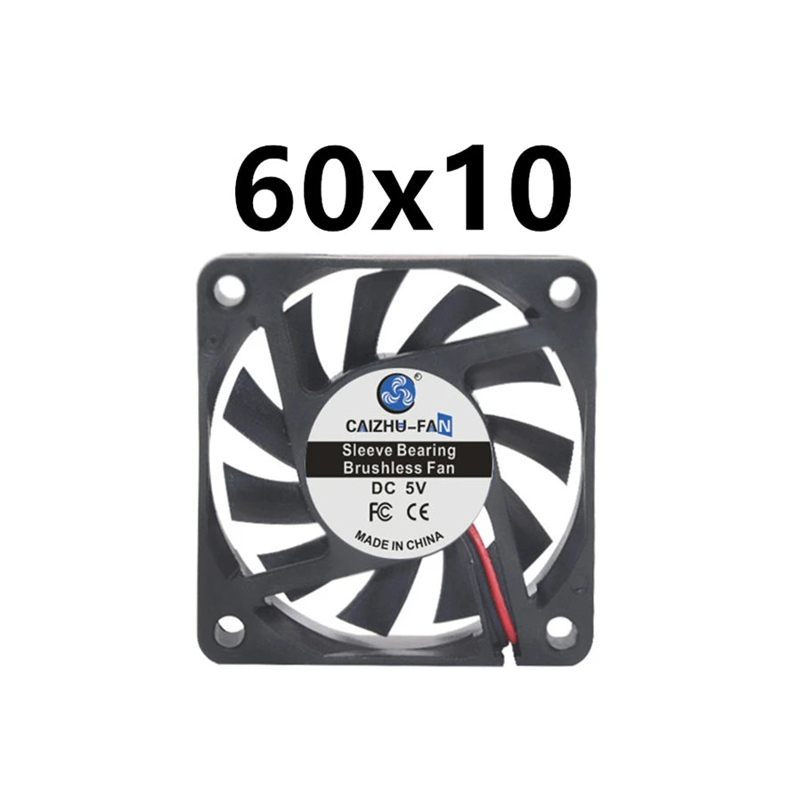 40MM 50MM 60MM 70MM 80MM 90MM 120MM Cooling Fan Brushless Motor Case Fan Quiet Fan 2PIN