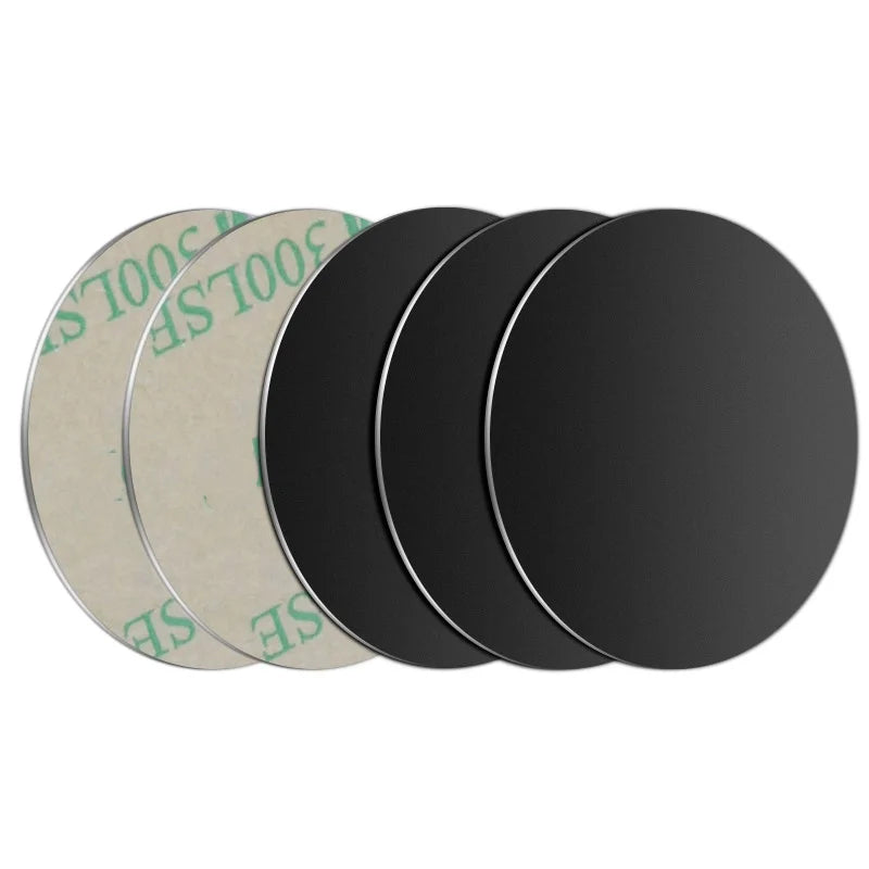 5pcs/10pcs/20pcs Lot Metal Plate Disk Iron Sheet For Magnet Mobile Phone Holder Iron Plate For Magnetic Car Phone Stand Holders