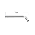 1PC Shower Head Extension Arm Wall Mounted Tube Rainfall Shower Tube Extend Pipe Water-saving Faucet Regulator Stainless Steel