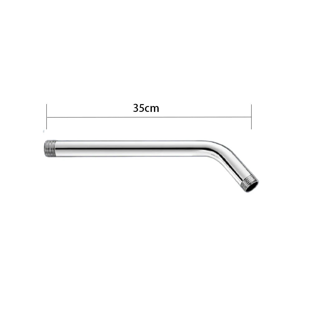 1PC Shower Head Extension Arm Wall Mounted Tube Rainfall Shower Tube Extend Pipe Water-saving Faucet Regulator Stainless Steel
