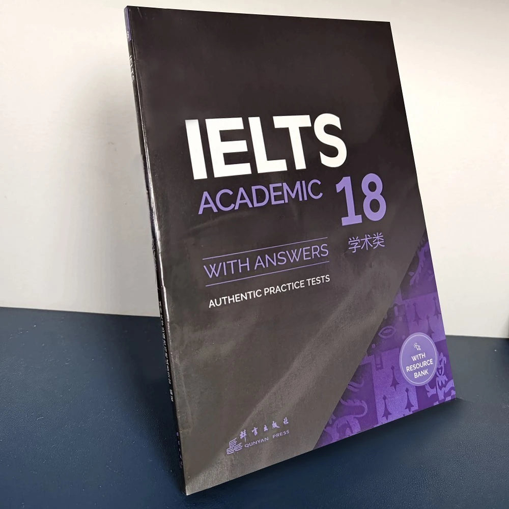 1 book English Ielts 17/18/19/20 Academic Speaking Listening Reading Writing Study Book Workbook Authentic Practice Tests