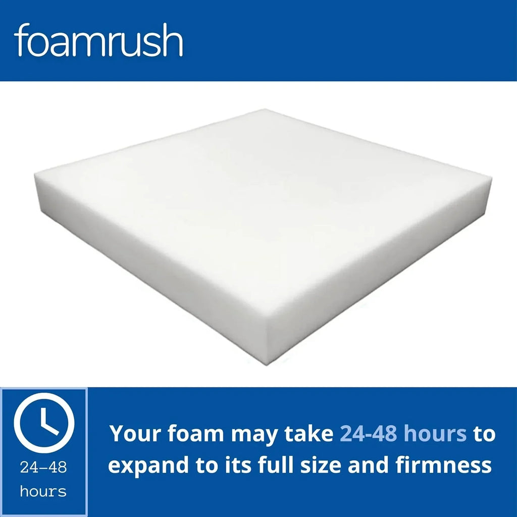 Custom High Density White Foam Bench Cushion Foam Upholstery Replacement Pad Window Cushions  Mattress Sofa Seat Cushion Foam