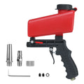 90psi Portable Gravity Sand Blaster Small Sand Blasting Machine Handheld Pneumatic Blasting Gun Set Sandblasting Gun Adjustable