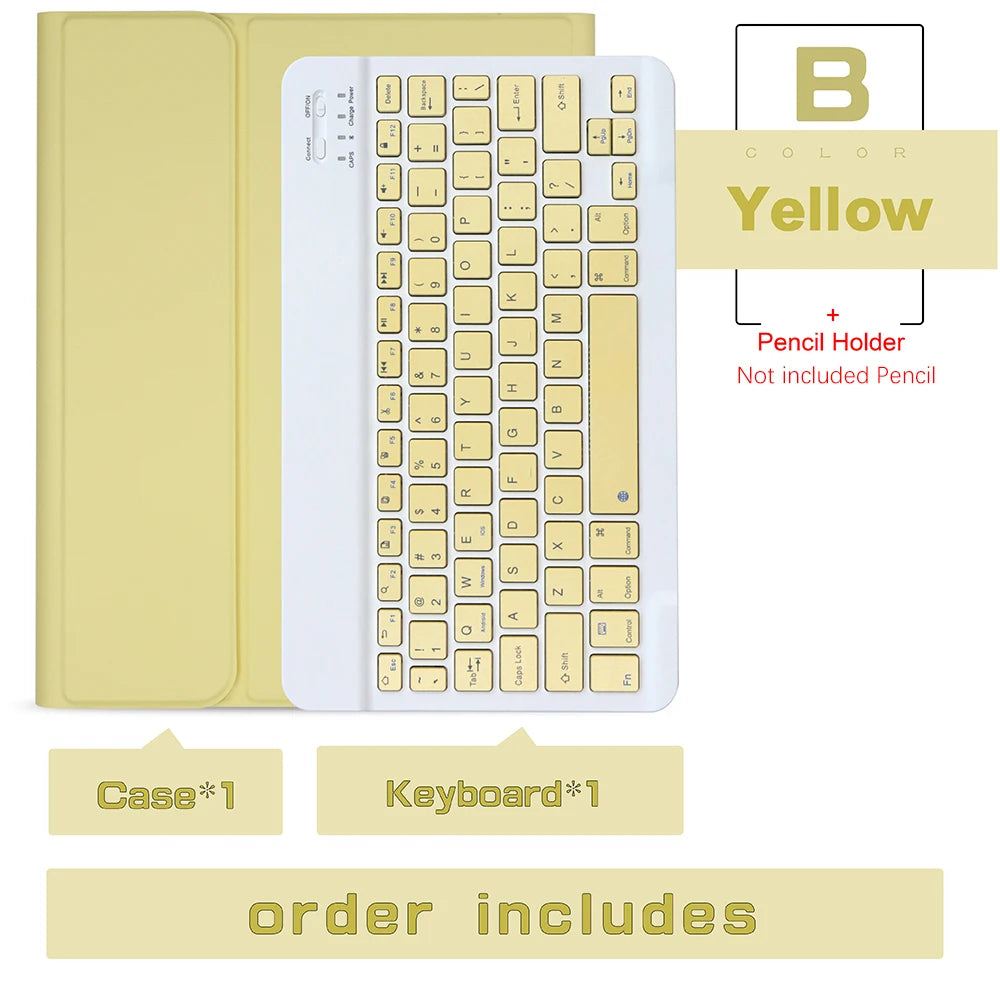 Keyboard Wireless Mouse Magic For iPad Pro 13 11 Case M5 M4 2026 M3 Air 13 11 5 4 10.2 9 8 7 Generation Case Bluetooth Keyboard