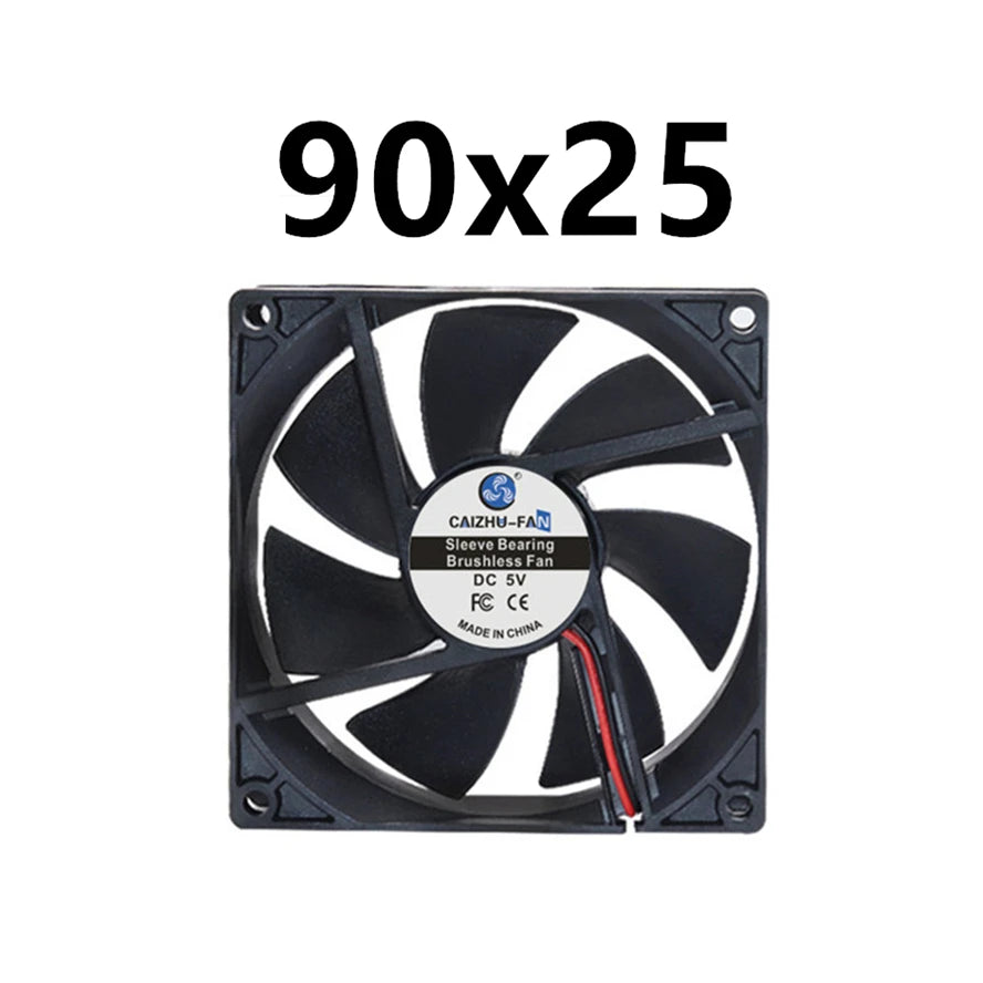 40MM 50MM 60MM 70MM 80MM 90MM 120MM Cooling Fan Brushless Motor Case Fan Quiet Fan 2PIN