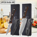 WXCOO 1PCS 7inch Japanese Knife Professional Kitchen Chef Knife for Cooking Kitchen Stainless Steel Santoku Knives Wood Handle