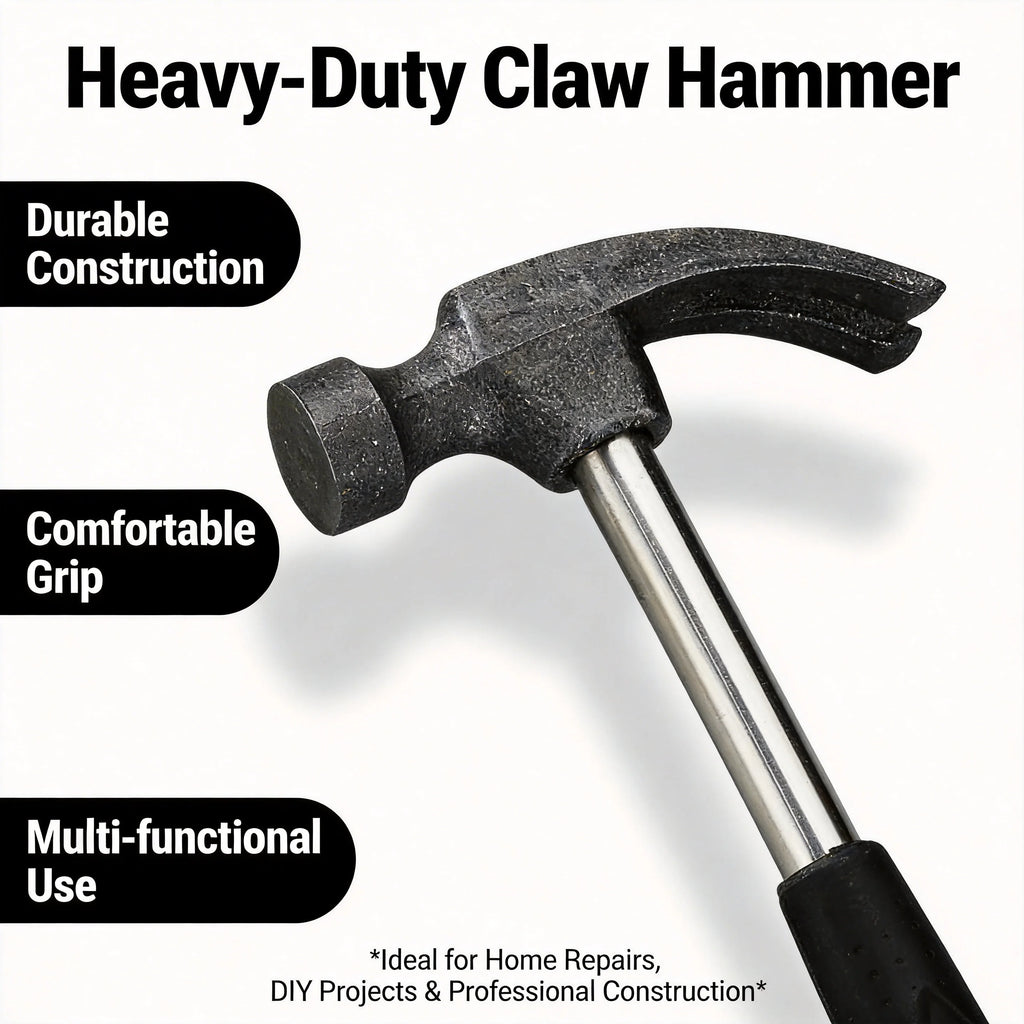 Professional Woodworking Hammer Special Steel Head with Ergonomic Wooden Handle, Durable Nail Hammer for Precision Craftsmanship