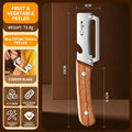 Stainless Steel Wooden Handle Peeler High-Looking Kitchen Special for Fruit and Vegetable Peeling Durable and Smooth Operation