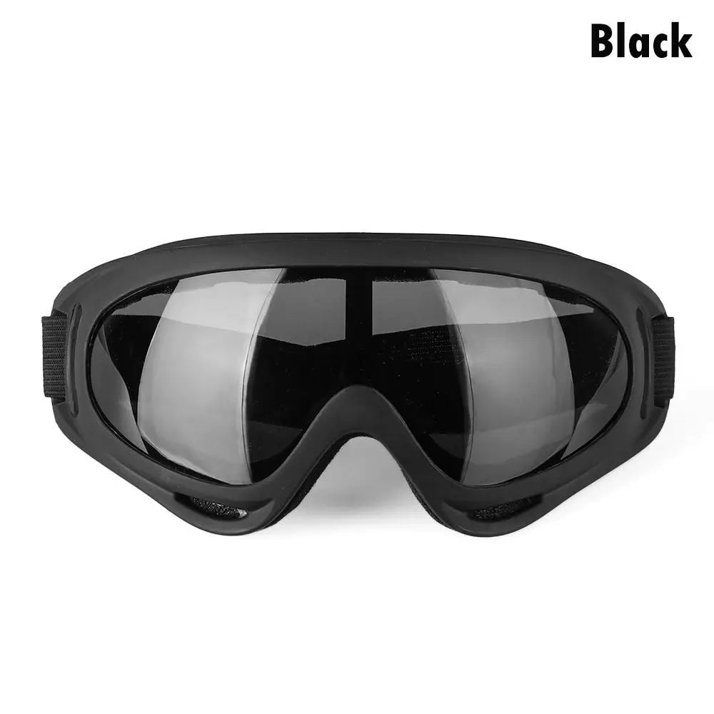 DIZETION 1Pc Winter Windproof Skiing Glasses Goggles Outdoor Sports Eyewear Glasses Ski Dustproof Lens Frame Sunglasses