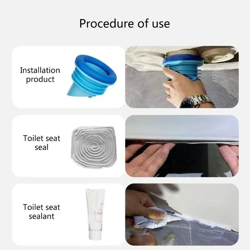 Toilet Flanges Wax Rings Convenient Toilet Flange Sealing Solution Effective Toilet Flange Gaskets Simple Installation 39XA